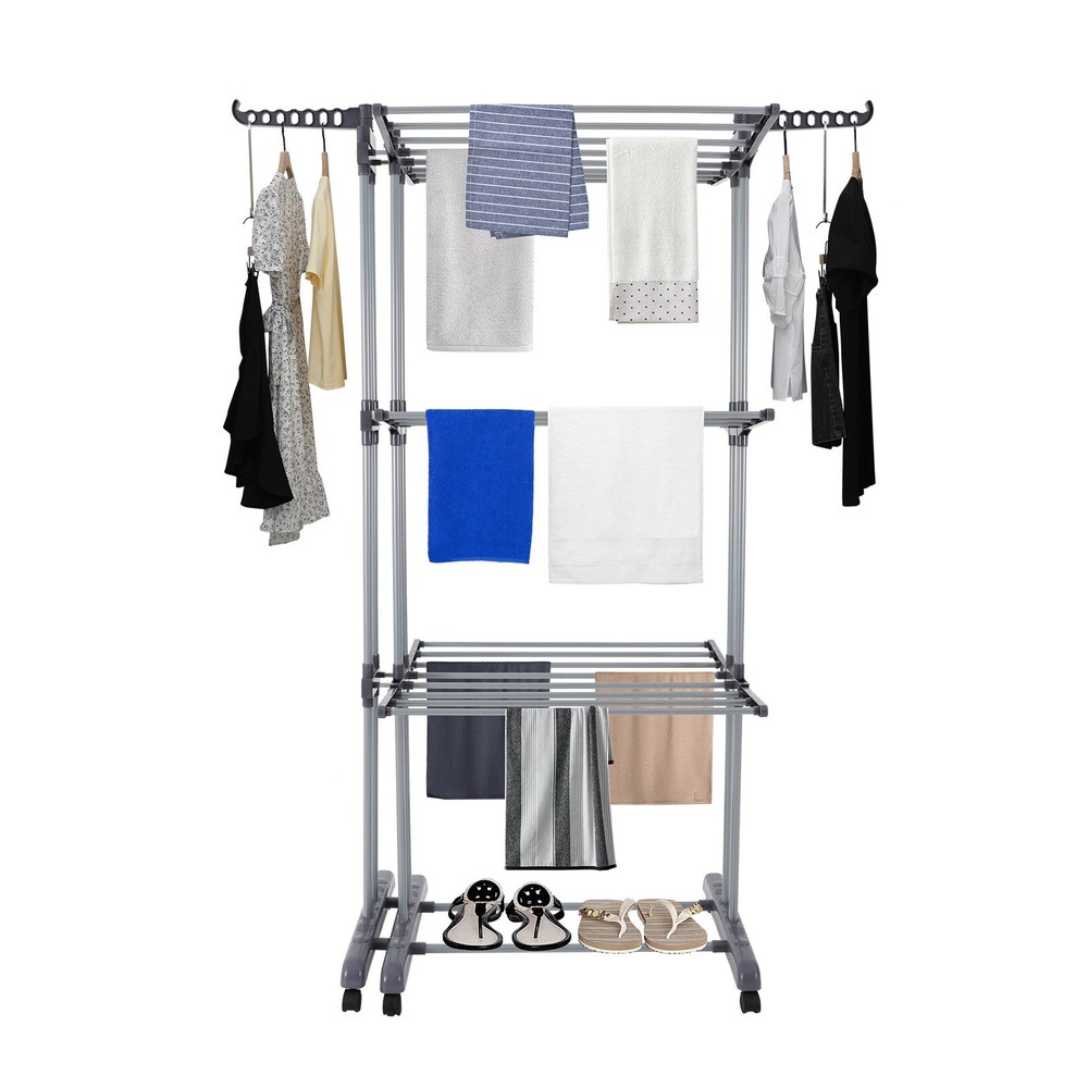 Foldable Clothes Drying Rack, Foldable Drying Rack, 3-Tier Folding Drying Rack