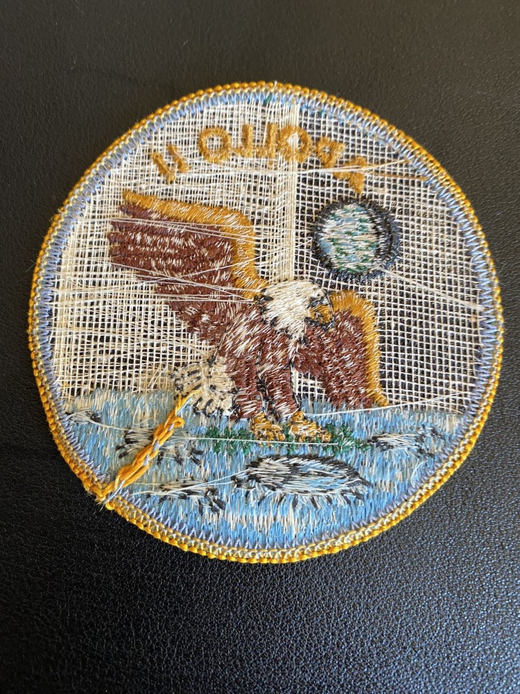 Vintage NASA 3" APOLLO 2 (II) Embroidered Sew on Patch