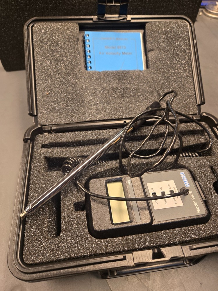 Alnor Model 9870 Air Velocity Meter