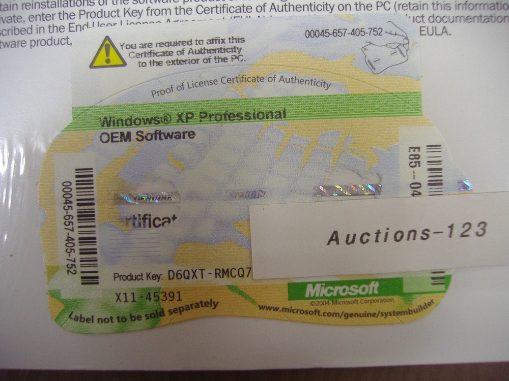 MICROSOFT WINDOWS XP PROFESSIONAL FULL OPERATING SYSTEM MS WIN PRO =NEW SEALED=