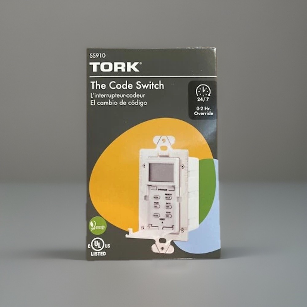 🔴Tork SS910🔴24/7 Timer In-Wall Digital The Code Time Switch 24V 50/60Hz‼️