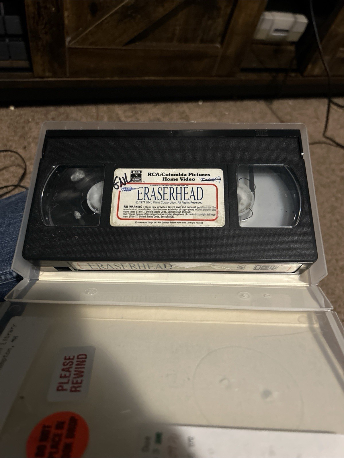 Eraserhead Widescreen VHS