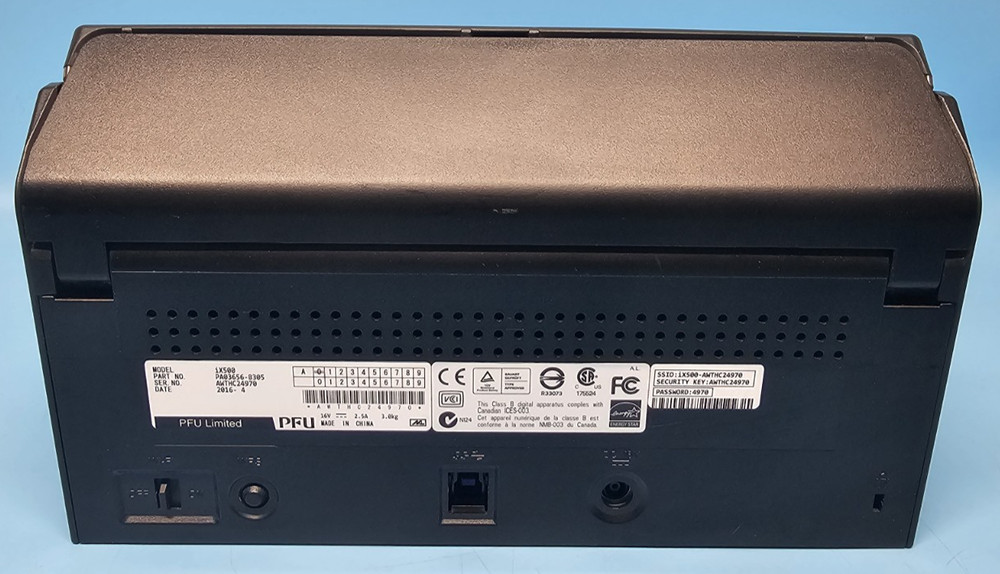 Fujitsu, ScanSnap iX500 Wireless Duplex Document Scanner, Over 20000 Scans.