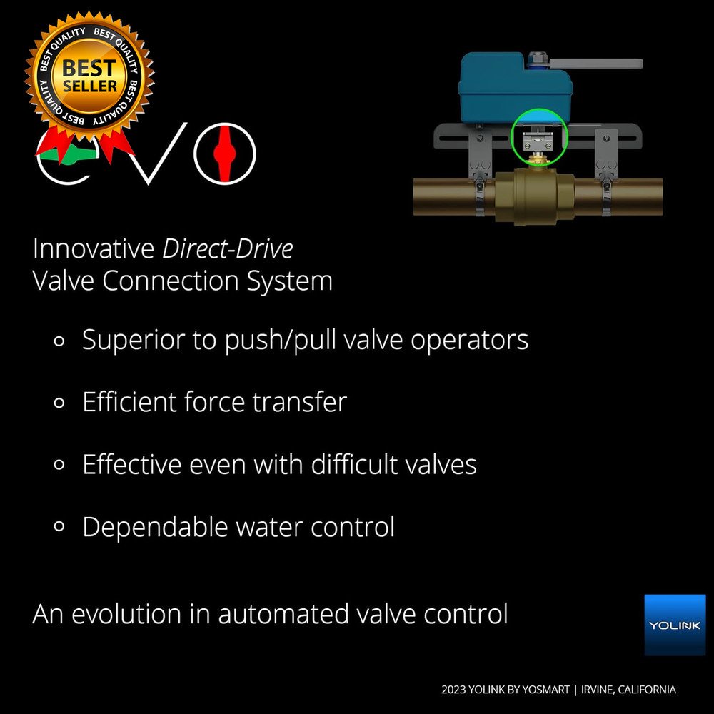 DIY Automatic Water Leak Detection & Shut-Off Starter Kit, EVO Valve Operator