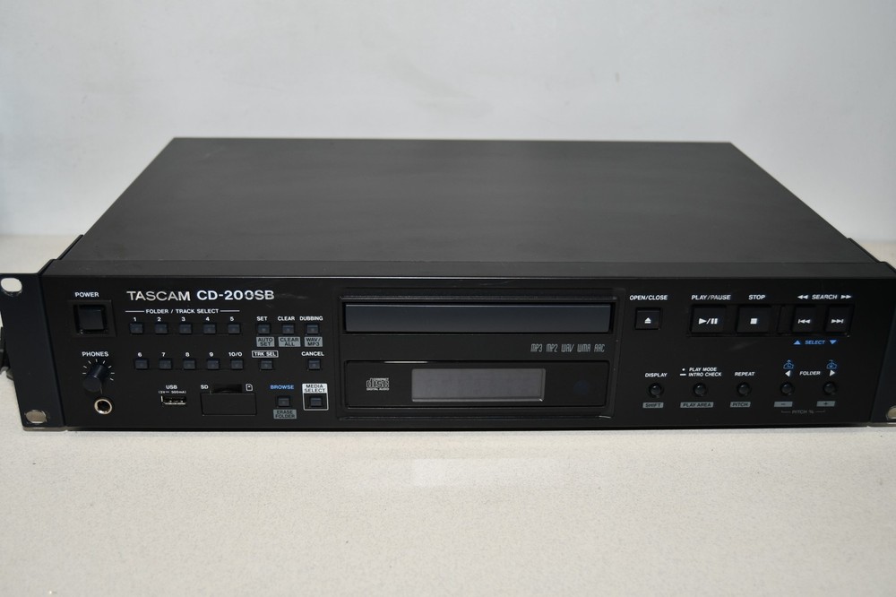 ^ Tascam CD-200SB Professional CD / Solid-State Media Player #X6676