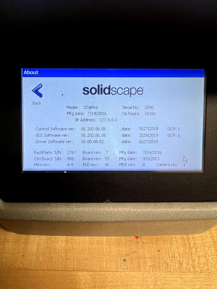 Solidscape 3Z Pro Printer - Used, Professionally Maintained #2