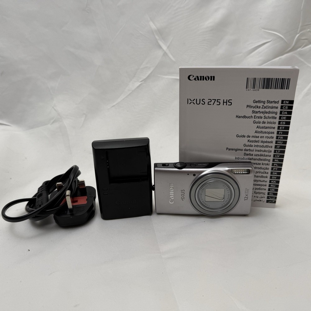 Canon IXUS 275 HS 20.2MP Compact Digital Camera - Silver