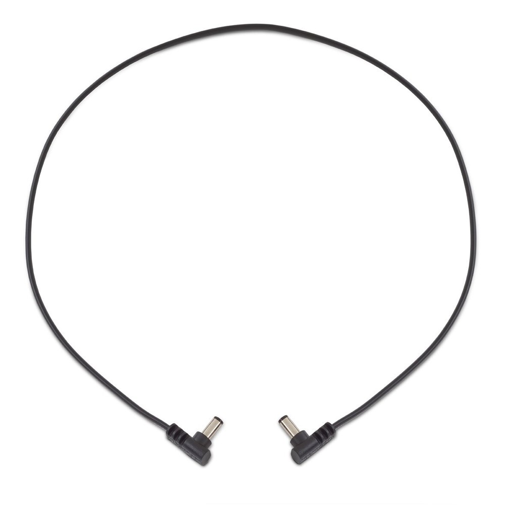 RockBoard Flat Patch Power Supply Cable 1.96' Angled/Angled 60cm