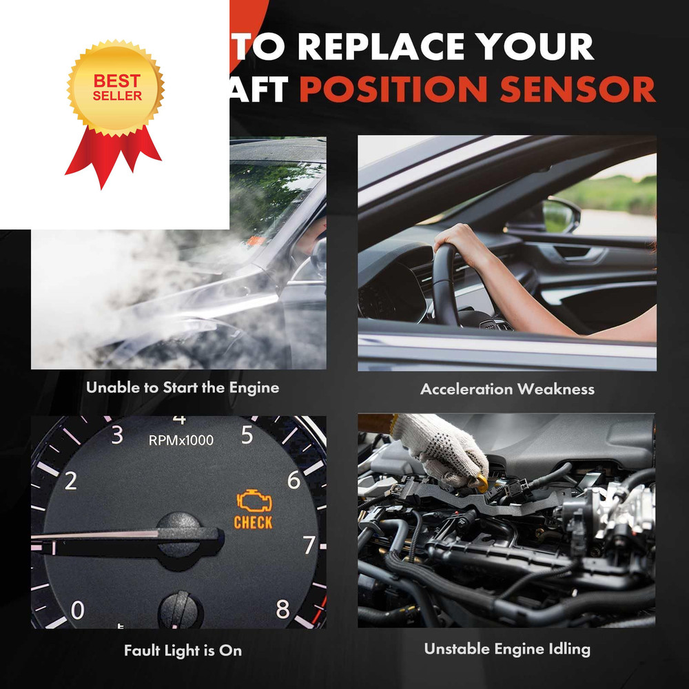 A-Premium 39180-2B000 Engine Crankshaft Position Sensor Compatible with...