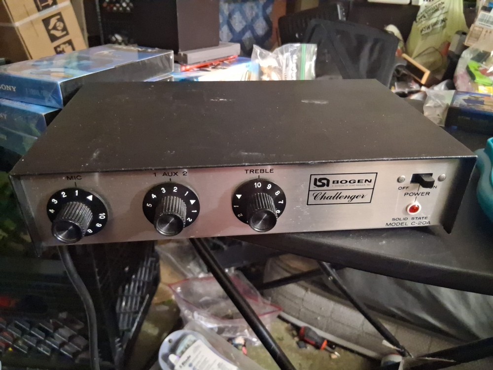 Vintage Bogen Challenger C-20A Solid State 20W Power Tested