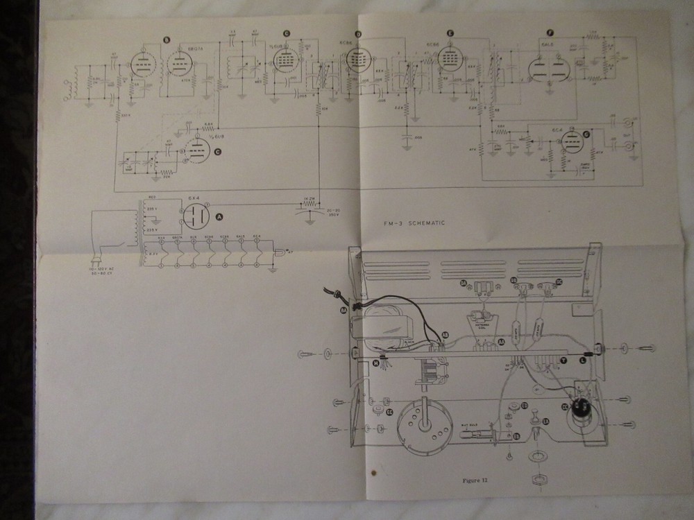 HEATHKIT MODEL FM-3 FREQUENCY MODULATION TUNER MANUAL - ORIGINAL