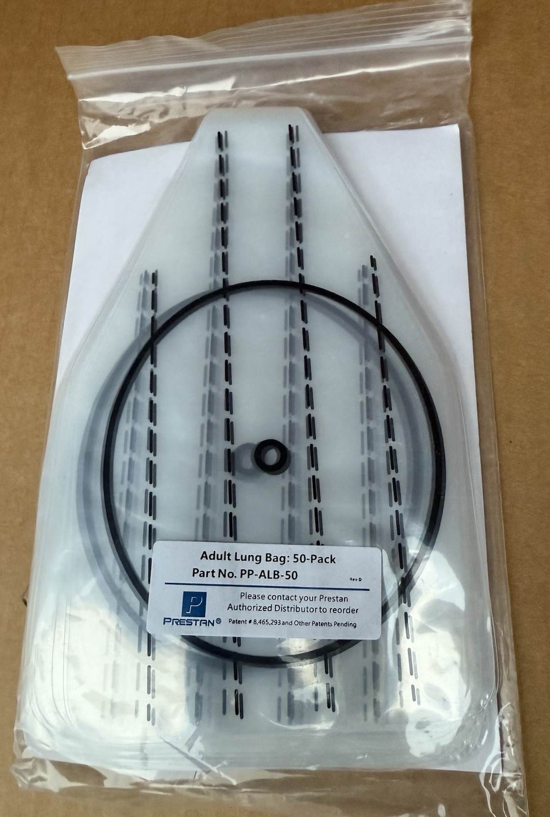 50 Pack Lung Bags for ADULT Prestan CPR manikins, item# PP-ALB-50