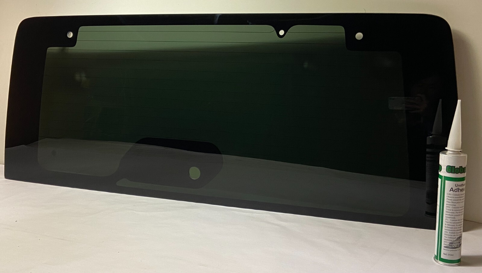 Fit: 2018-2024 Jeep Wrangler Rear Glass Window Heated /No Bottom Molding