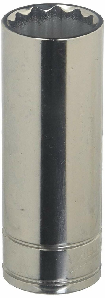 Williams 32821 12 Point 1/2" Drive Deep Socket 12 mm