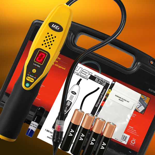 UEi RLD15B Refrigerant Leak Detector w/ Solid Electrolyte Sensor