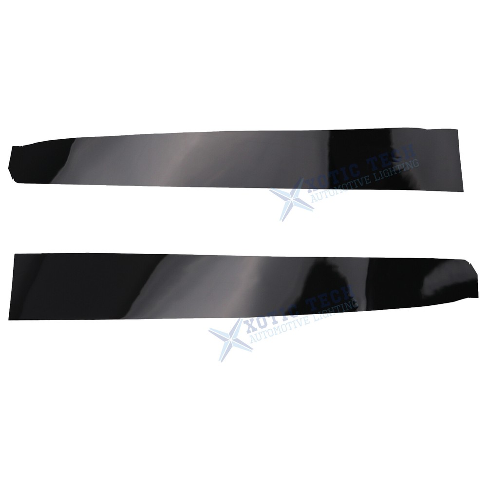 For Tesla Model 3 Y 2017-up Gloss Black Interior Dashboard Wrap Strip Stickers