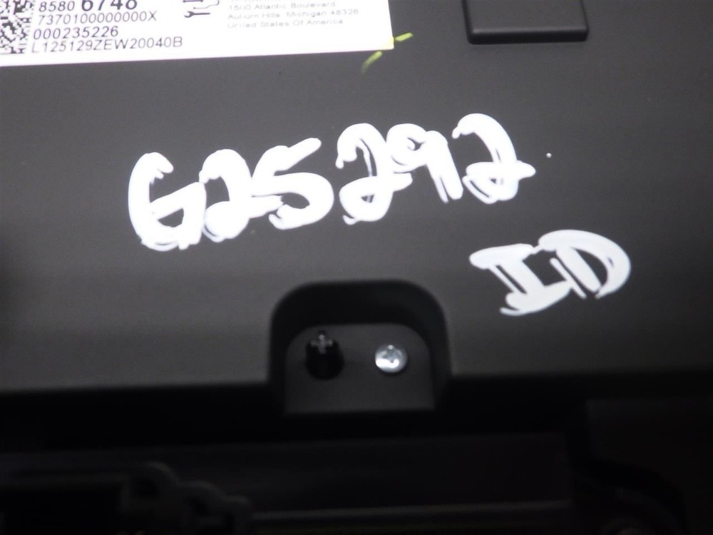 Display And Control Panel Fits 25 SIERRA 1500