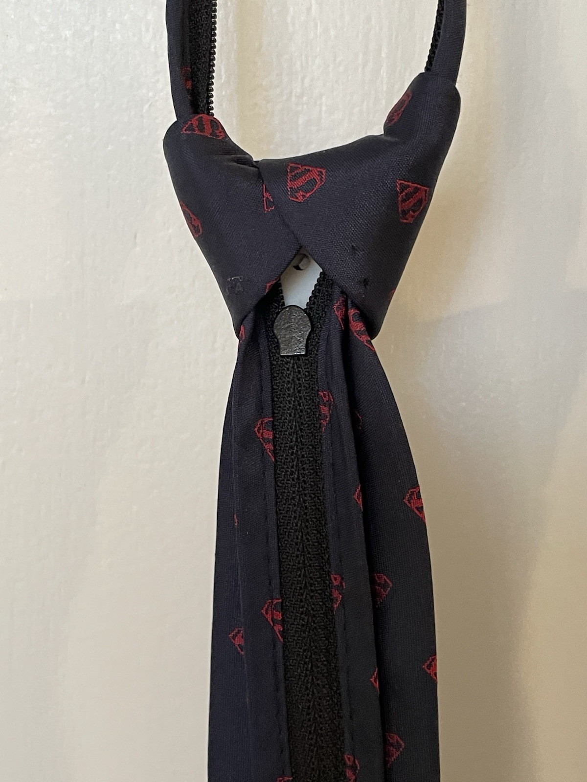 Lot (3) Boy’s 100% Silk Ties DC Batman, DC Superman, Talbots Tie Zipper Pre-tied