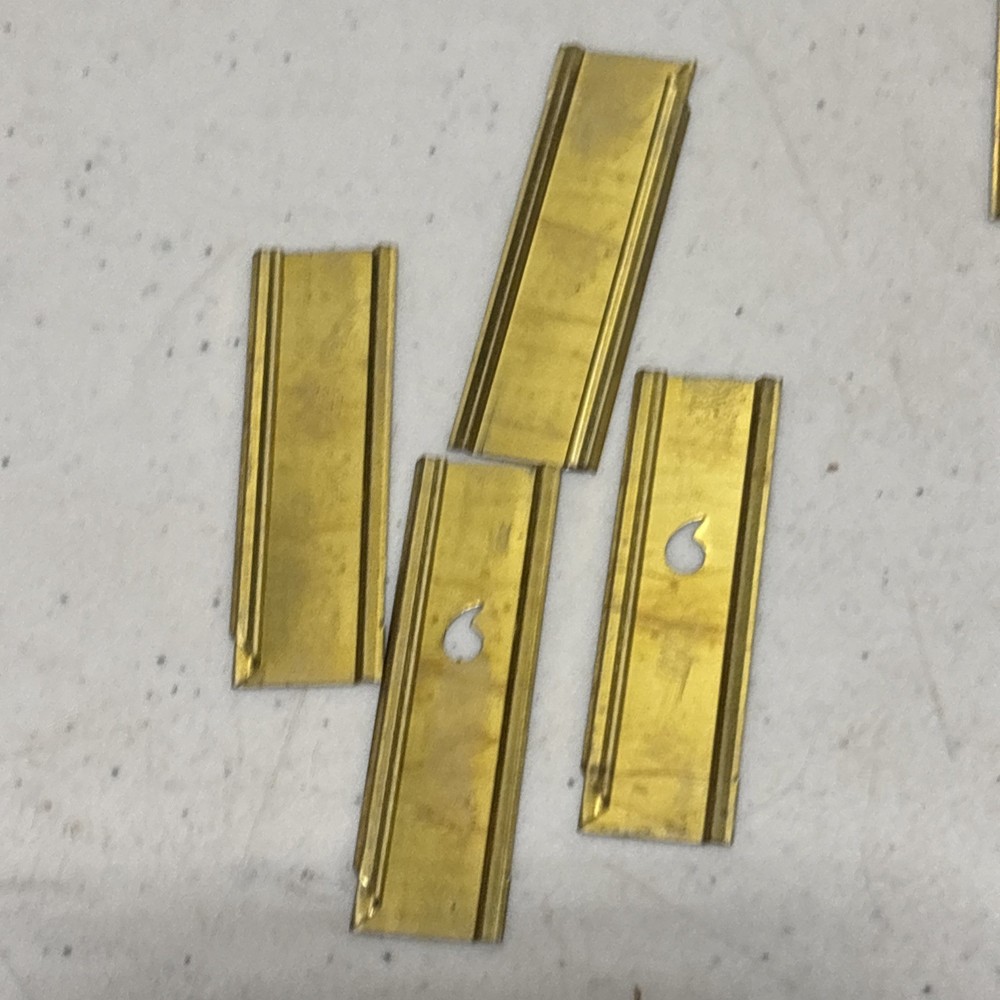 2” Reusable Brass Stencils 42 pc Interlock Numbers Letters 1/2”