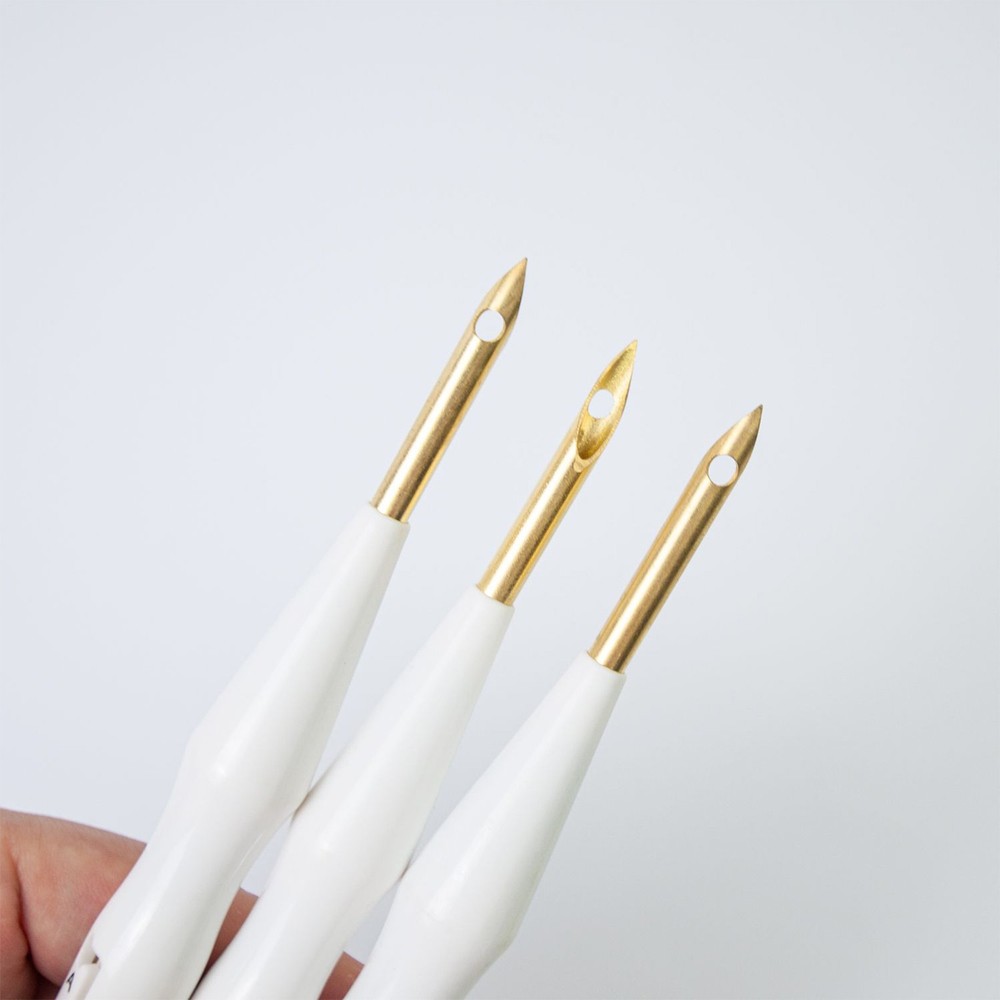 Punch Needle Pen Adjustable Embroidery Pen Threader Kit Adults Beginners