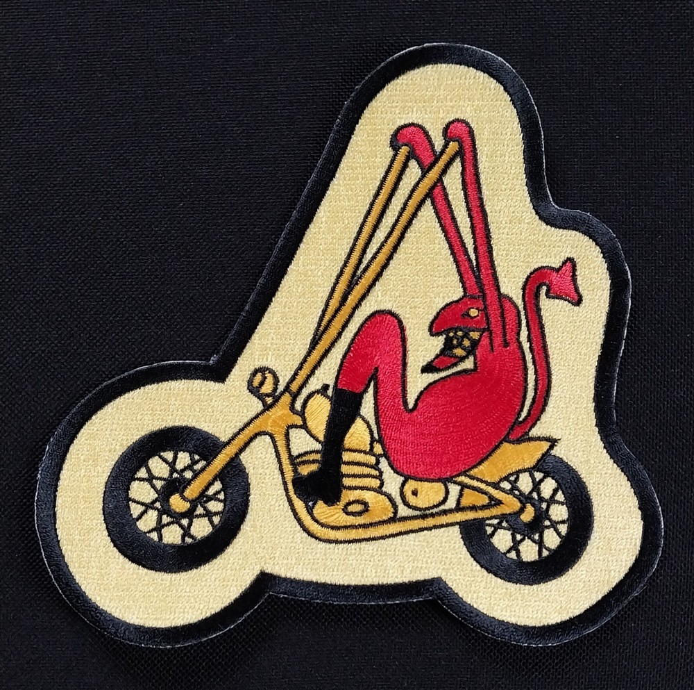 APE HANGER Outlaw Devil PATCH Biker Motorcycle JACKET VEST 1% Patch Yellow