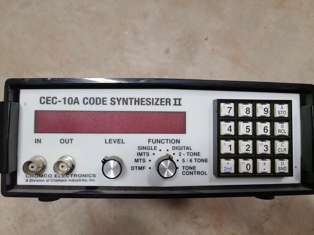 Cromco Cec-10a  Universal Code Synthesizer II
