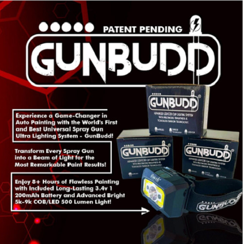 GunBudd Universal Spray Gun Light – Auto Paint LED for Precise Application