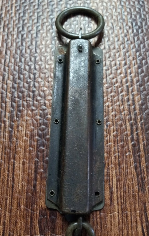 Excelsior Improved Spring Balance Scale John Chatillon & Sons Old Hangin Vtg
