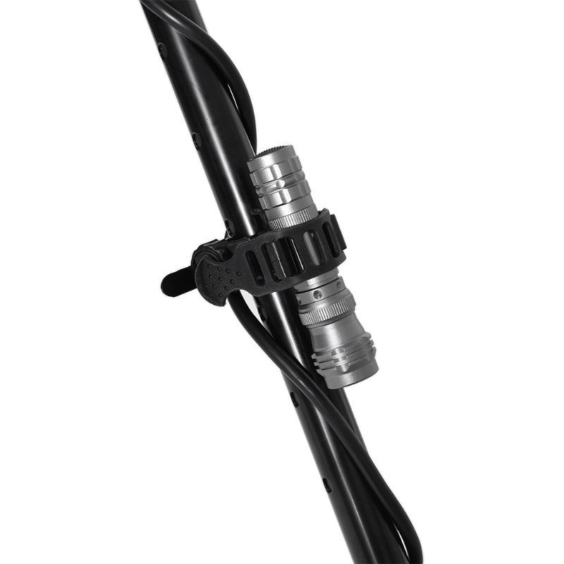 Adjustable Metal Detector Flashlight Holder PIN Pointer Holder 360° Rotation
