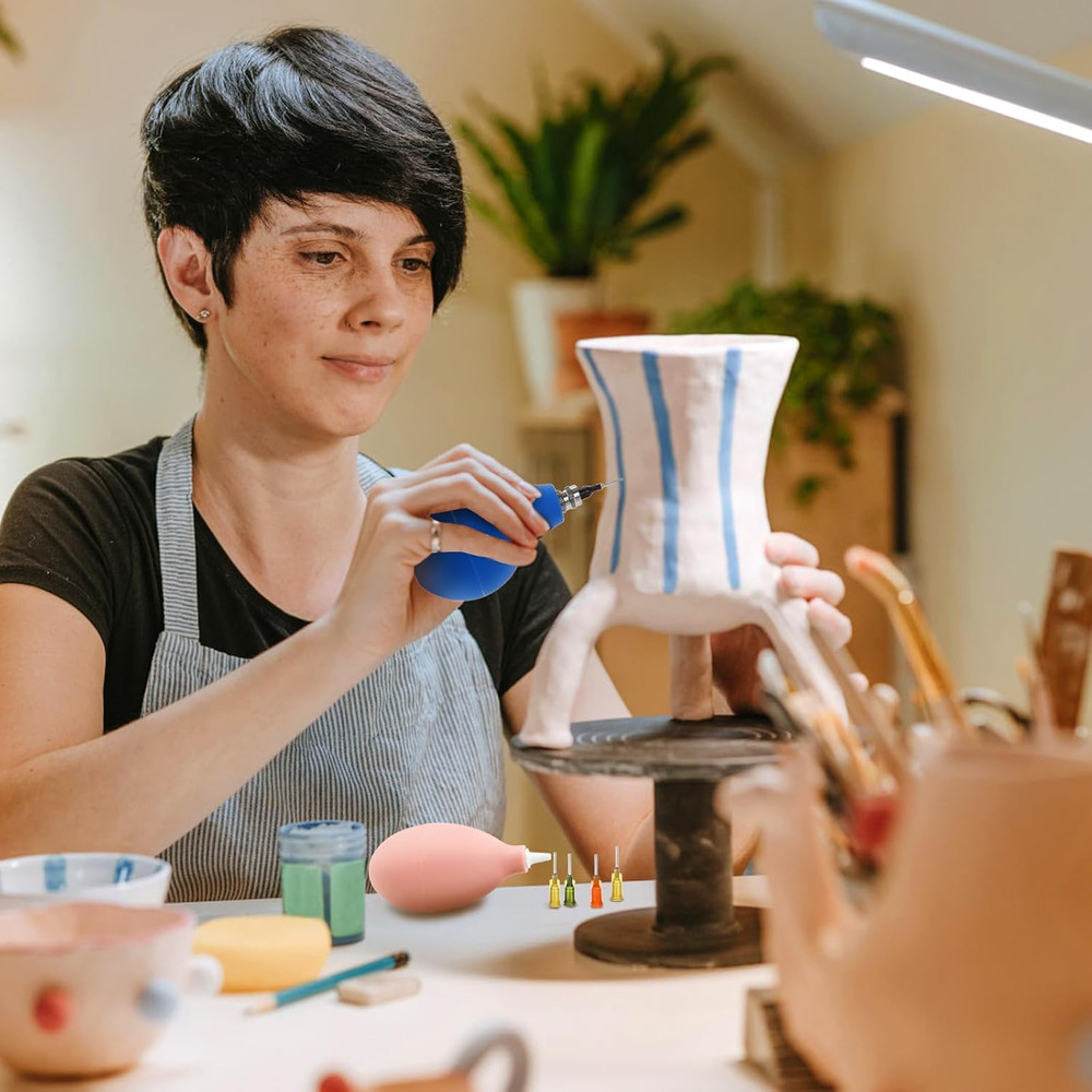 150 Pcs Pottery Tools Supplies, Ceramic Precision Applicator, Precision Tips ...