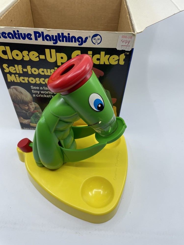 Vintage Creative Playthings Close-Up Cricket Microscope Educational Toy