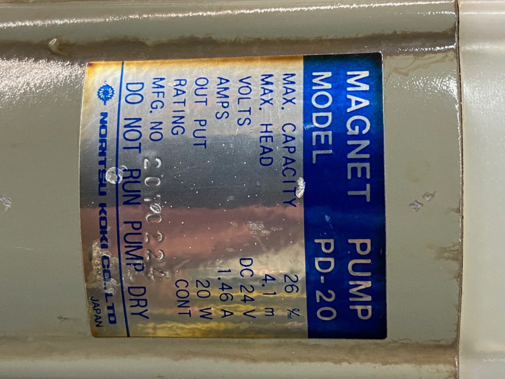 Noritsu Pump Model PD-20, Used, tested and works fine.