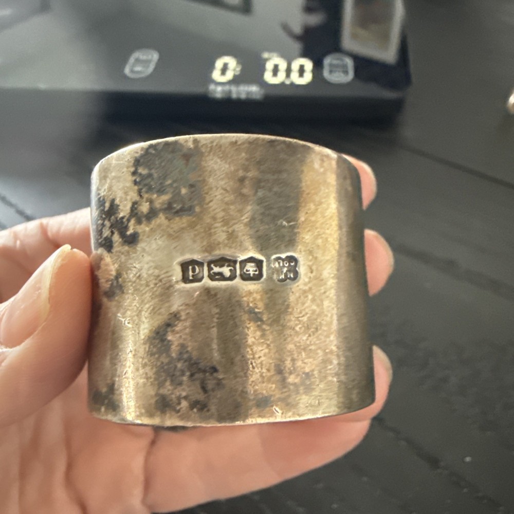 Sterling Silver Napkin Ring Antique