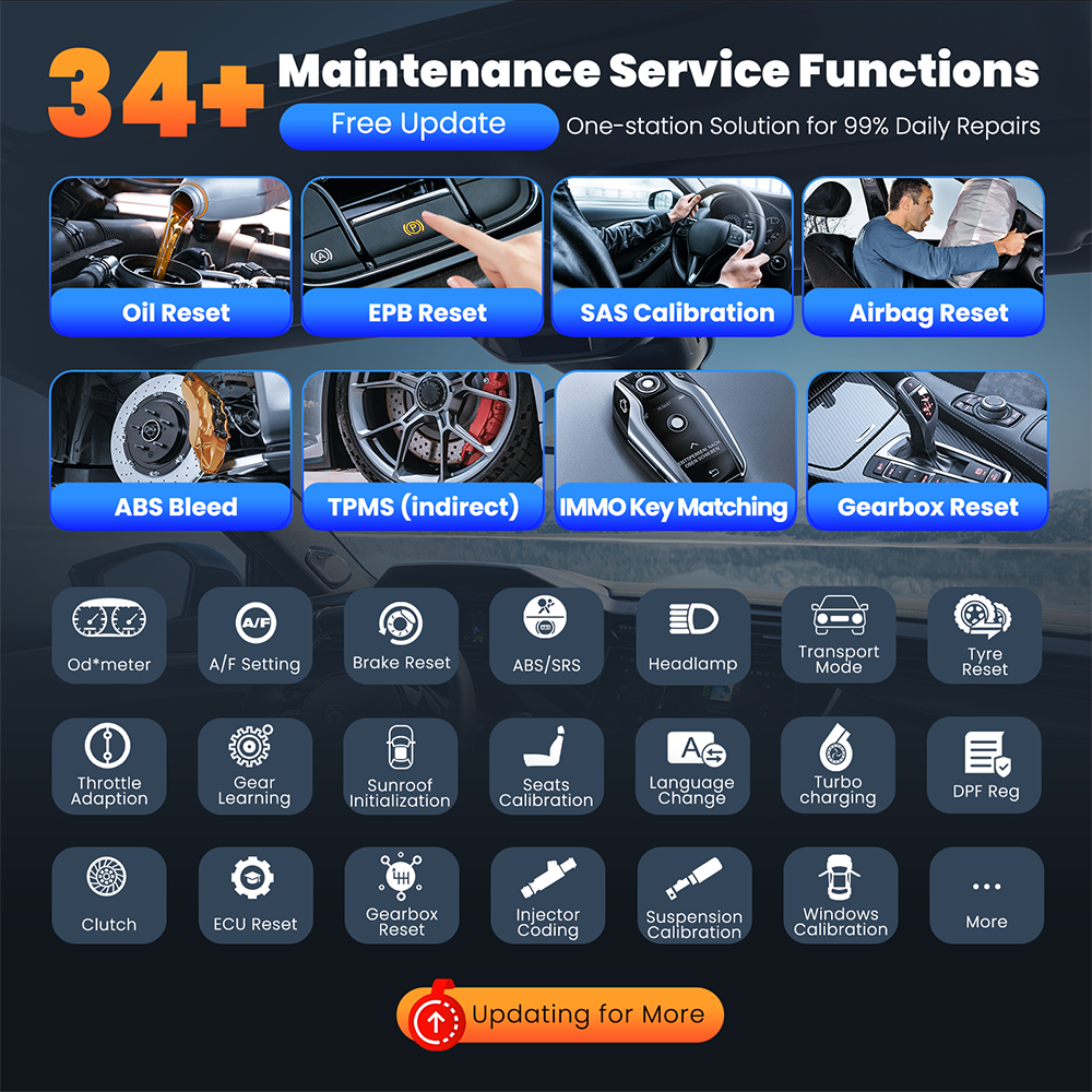 2025 ThinkScan 689BT Bidirectional Full System OBD2 Car Diagnostic Scanner Tool