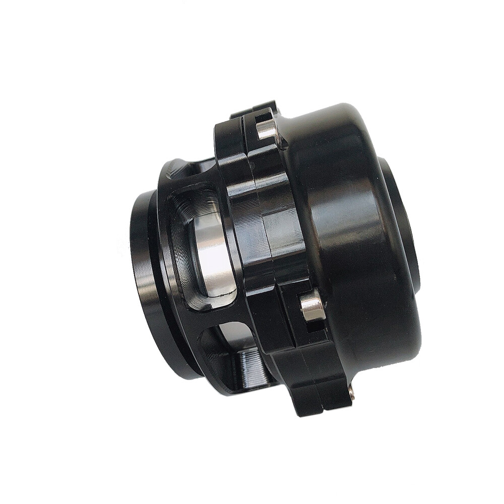 Black Universal 50mm BOV Blow Off Valve Q Typer With Tial Logo V-Band Flange