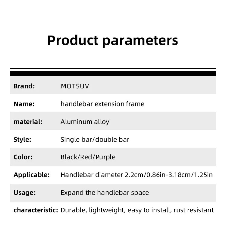 10/20/30cm Bicycle Handlebar Extended Bracket MTB Headlight Mount Extented Bar