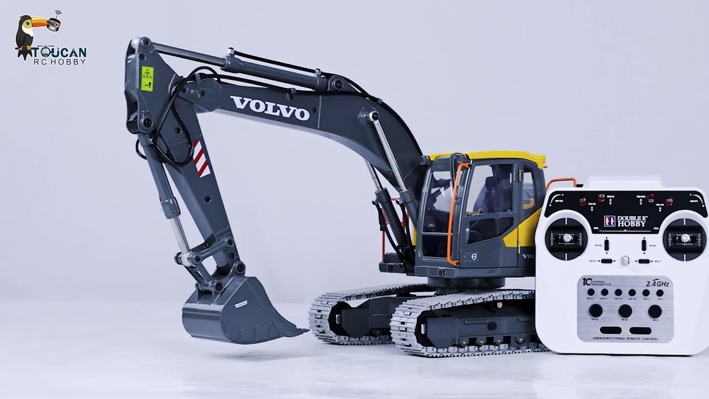 1:14 Scale RC Excavator Double E E010 EC160E Full Alloy Metal Digger Model