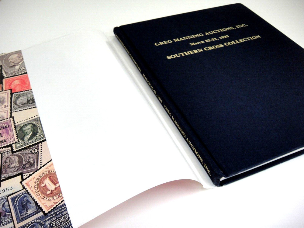 Greg Manning Stamp Auction Catalog 2003 Southern Cross Collection Hardback HBDJ