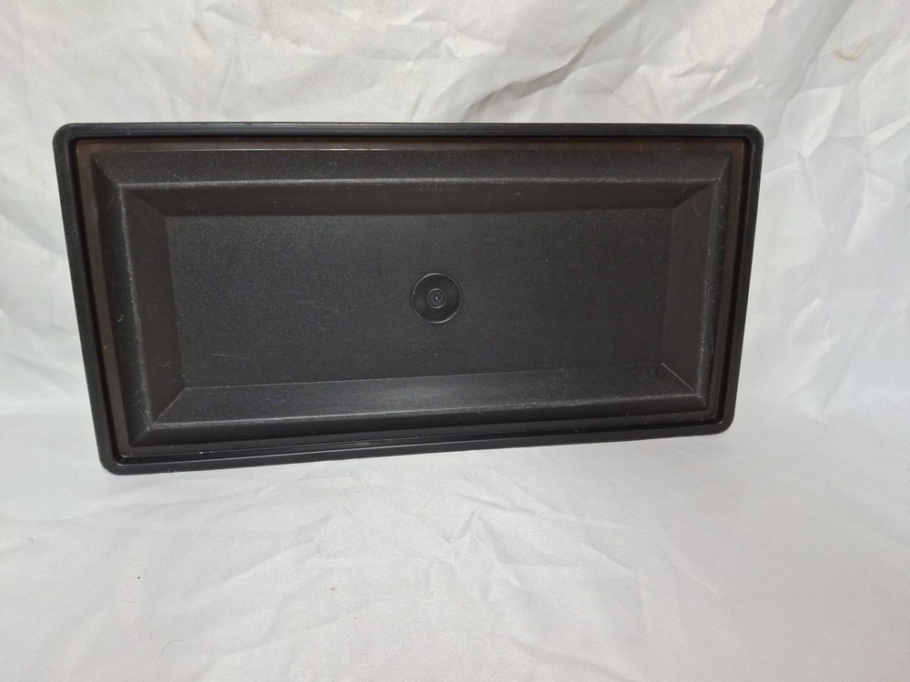 Tupperware Rectangle Get Together Serving Storage Container Black #1381 #1380