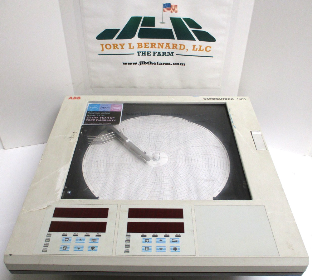 ABB , COMMANDER 1900 , 1914JAA31100008STD , CHART RECORDER , CLEAN - USED