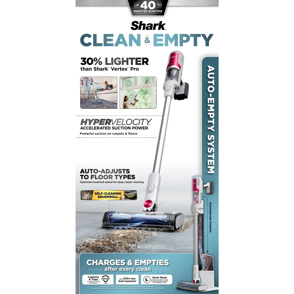 Shark Clean & Empty Cordless Multi-Surface Stick Vacuum Cleaner BU3120