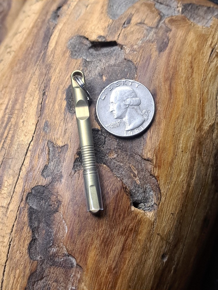 EDC Anodized Titanium Keychain Tweezers