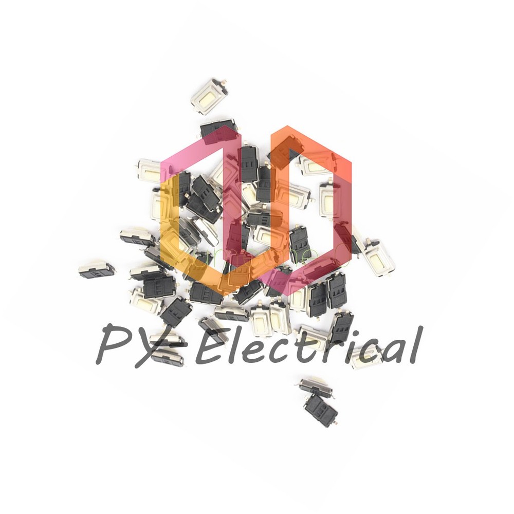 200pcs 3X6X2.5mm Tactile Push Button Switch Tact Switch Micro Switch 2-Pin SMD