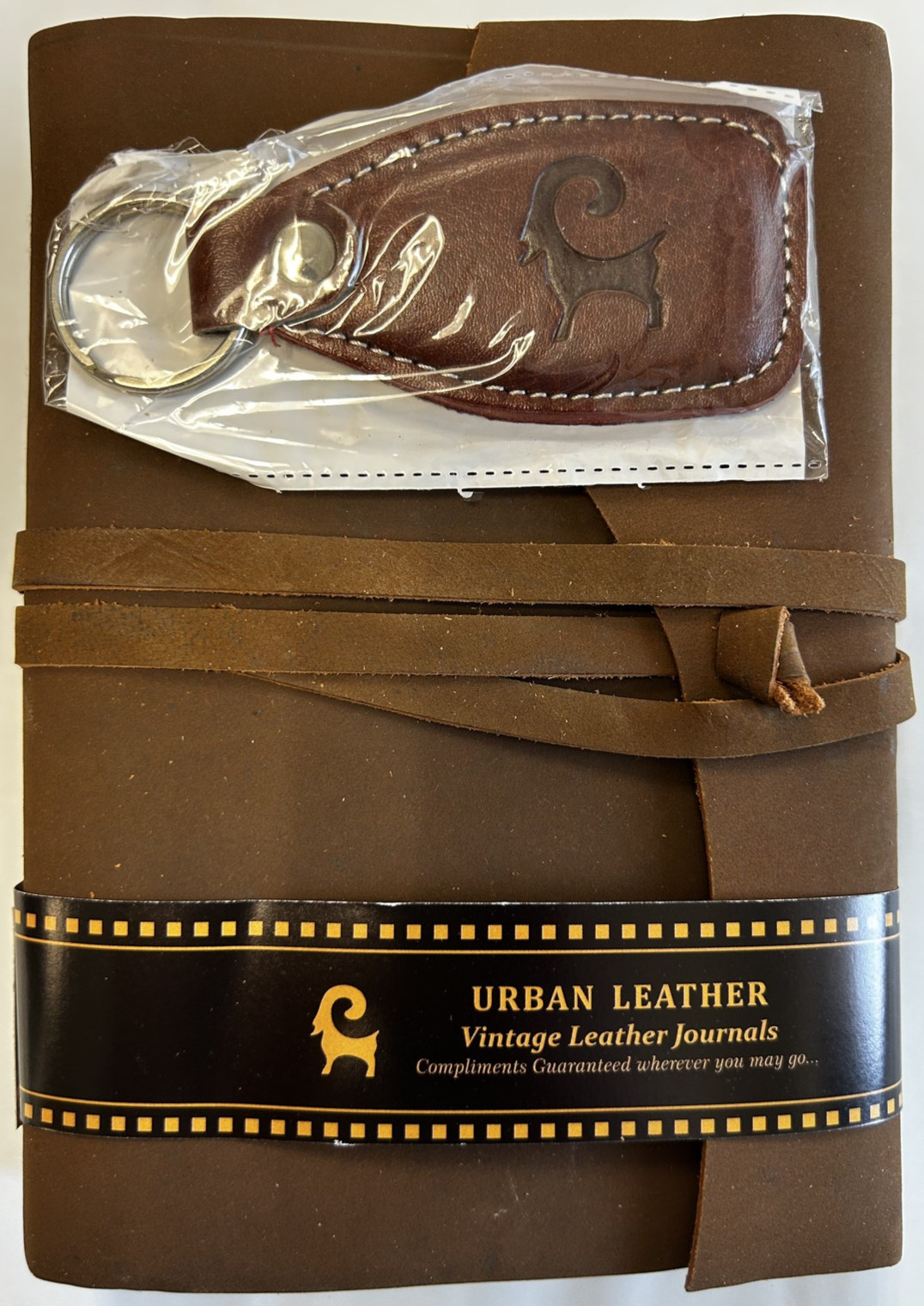 Handmade Genuine Leather Bound Journal Notebook Plain Matt Paper 110 Pages NEW