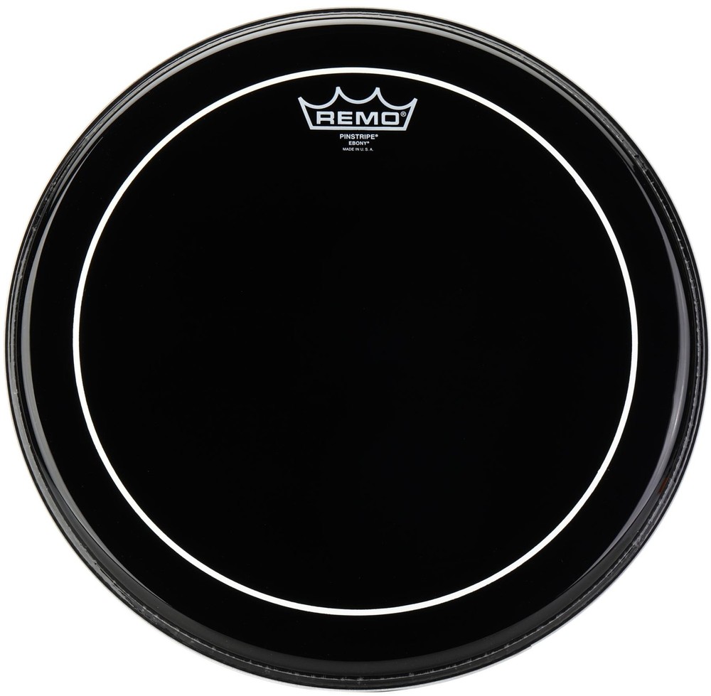 Remo Pinstripe Ebony Drumhead - 14 inch (5-pack) Bundle