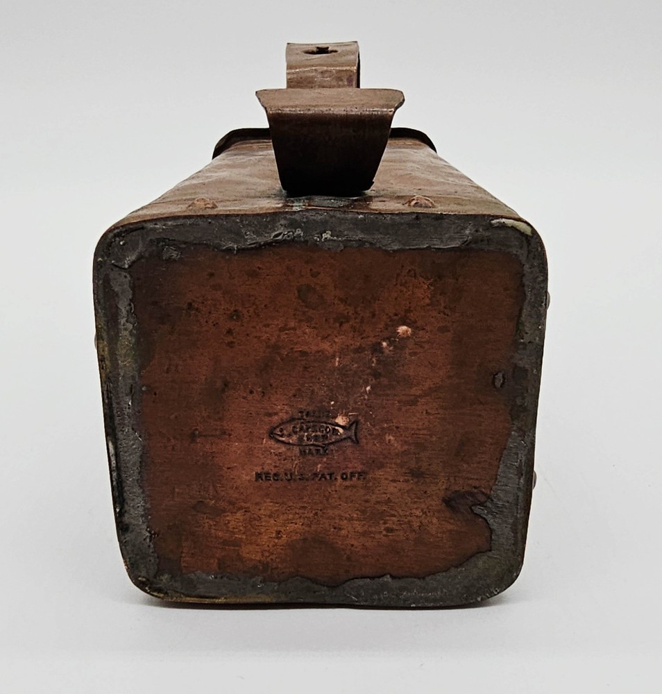 Cape Cod Shop Hammered Copper Fire Starter Pitcher Fireplace Brass