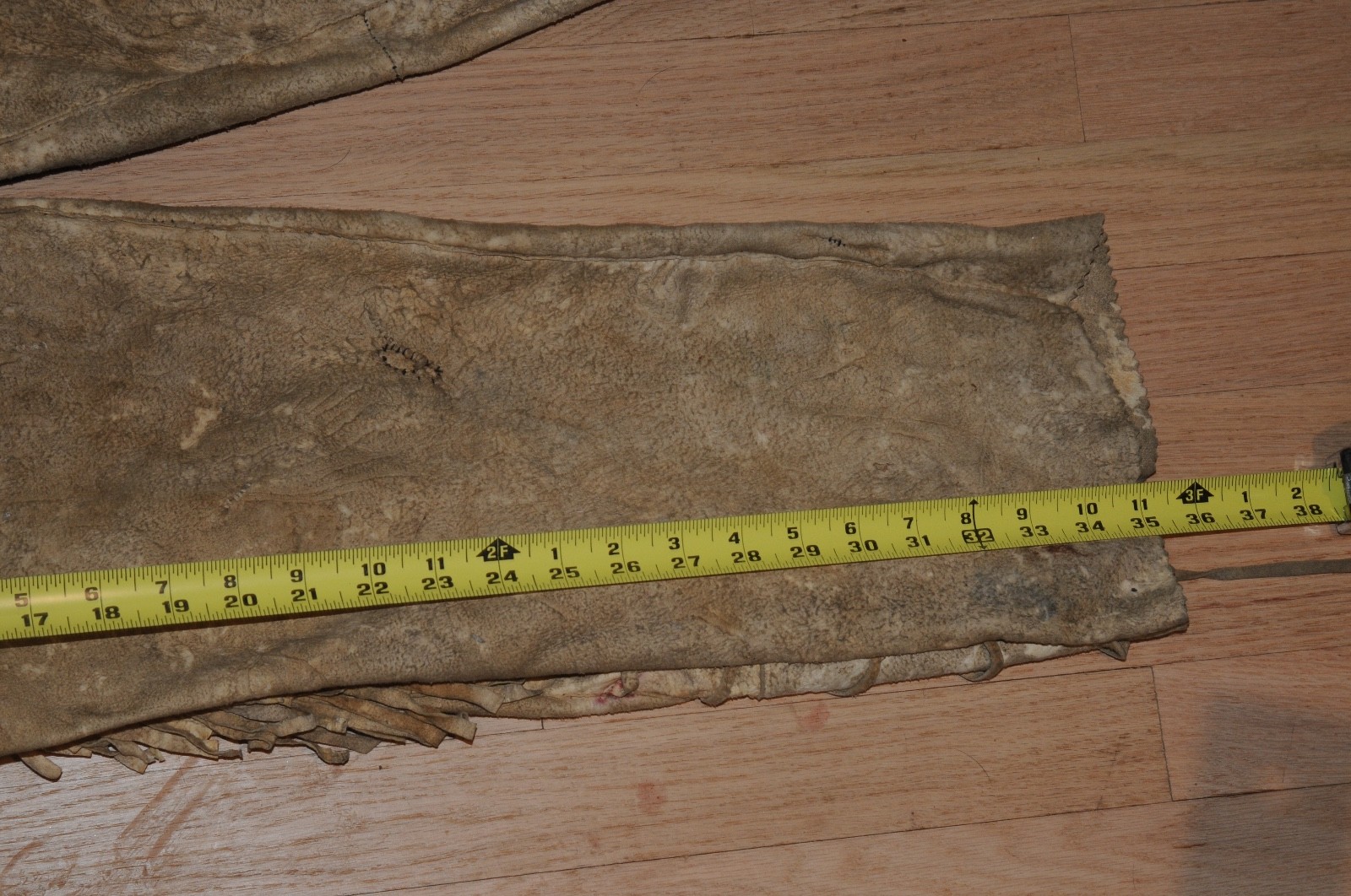 Early Vintage Native American Deer Skin Buck Skin Beaded Shirt and Pants Old****