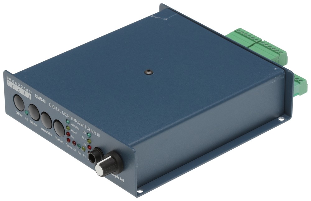 Broadcast Tools DMS-III AES/EBU Digital Audio Switcher Silence Sensor Failover