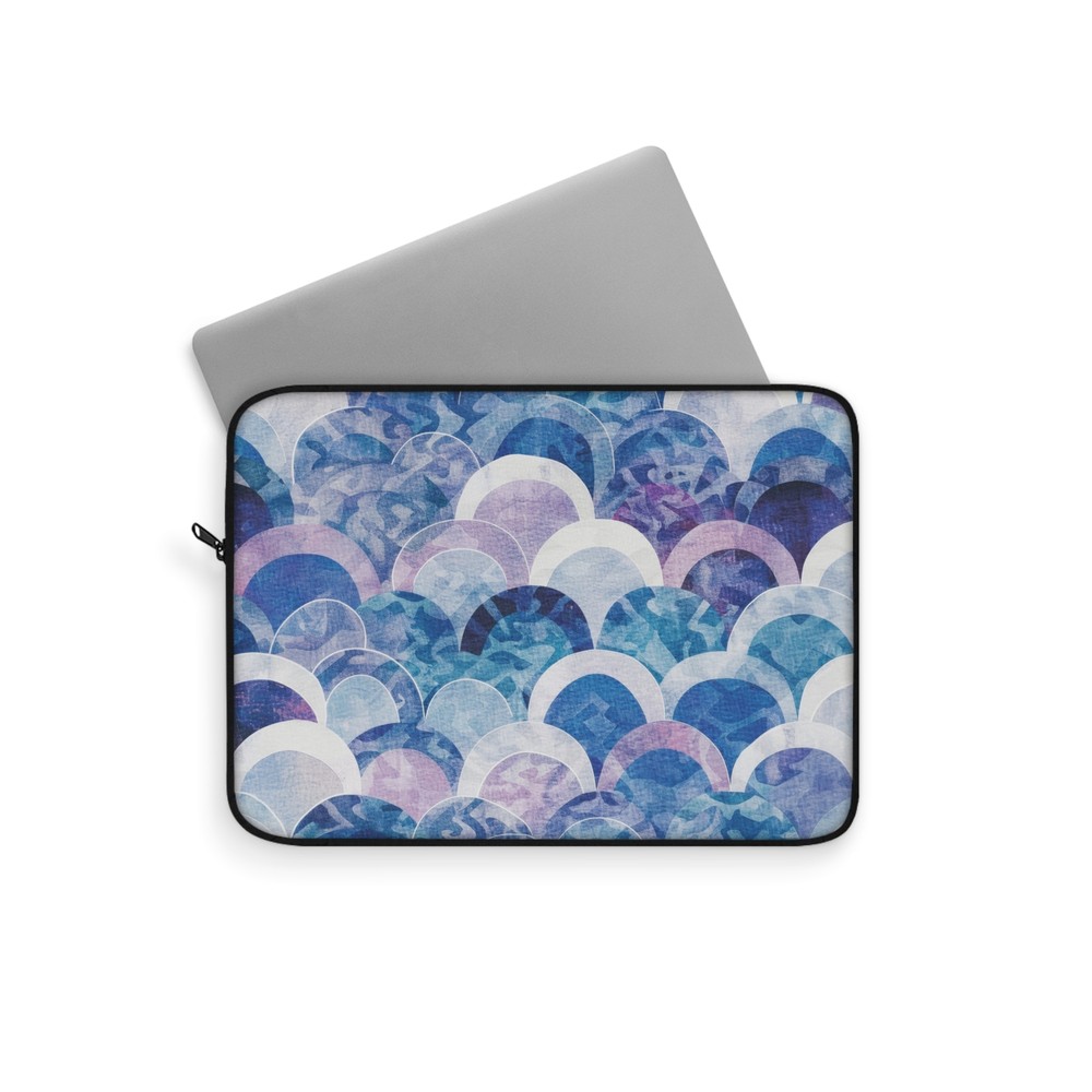 Ocean Waves Laptop Sleeve - Stylish Tech Accessory, Student Gift, Tablet Case
