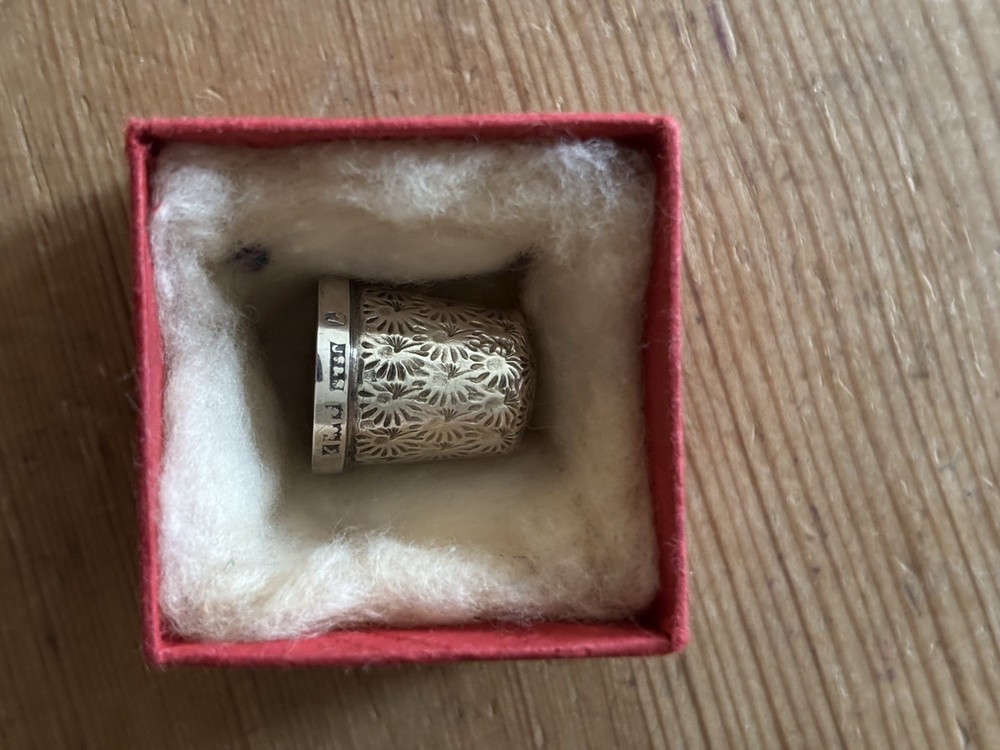 Vintage Silver Thimble 💐